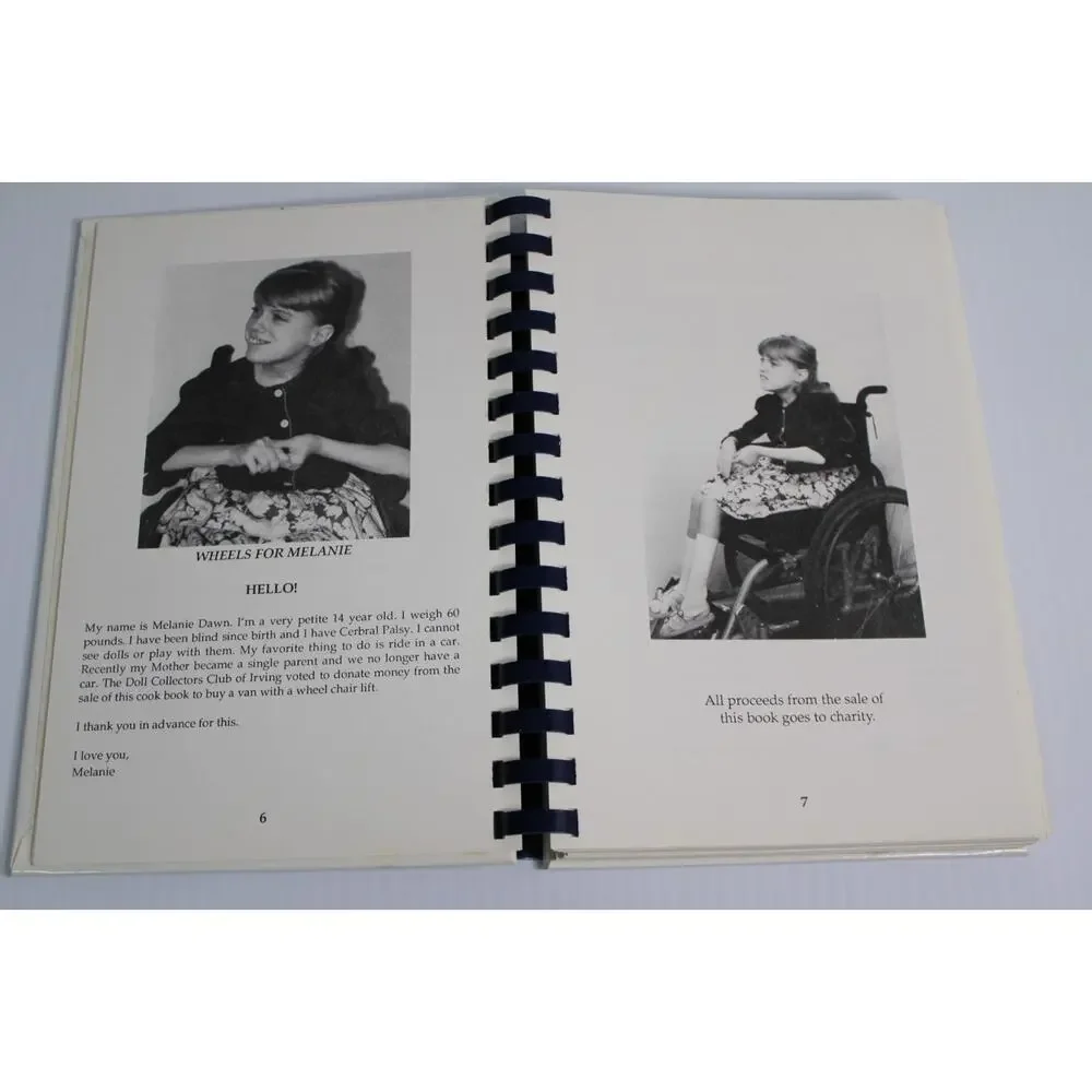 Vintage 1992 Doll Collectors Club of Irving Texas Cookbook Our Favorite Recipes